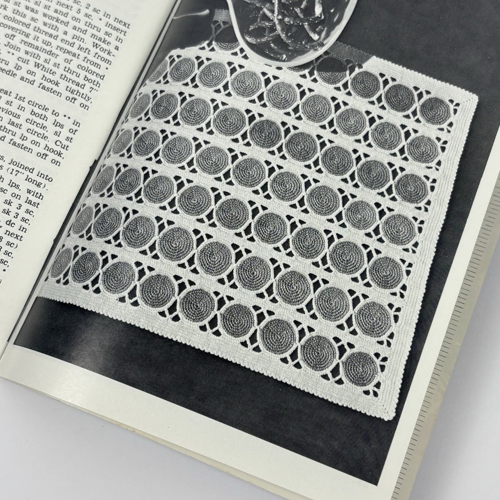 Vintage Lily Design Book Doilies Crochet Pattern Booklet No. 208 HTF Rare - Picture 6 of 9